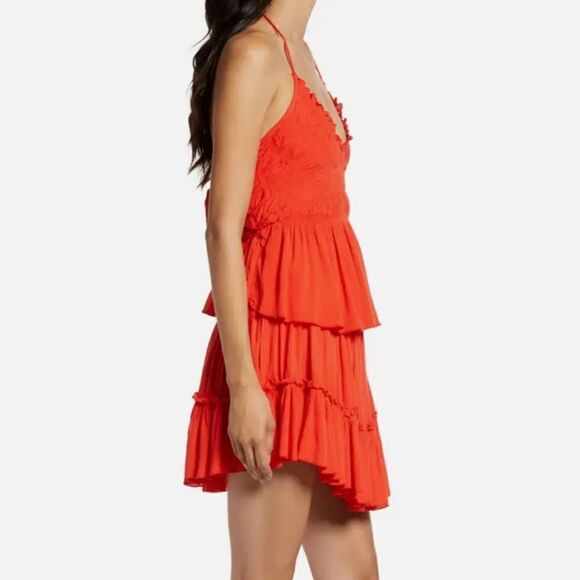 Free People Hooked On You Halter Cropped Mini Skirt Set - Picture 4 of 11